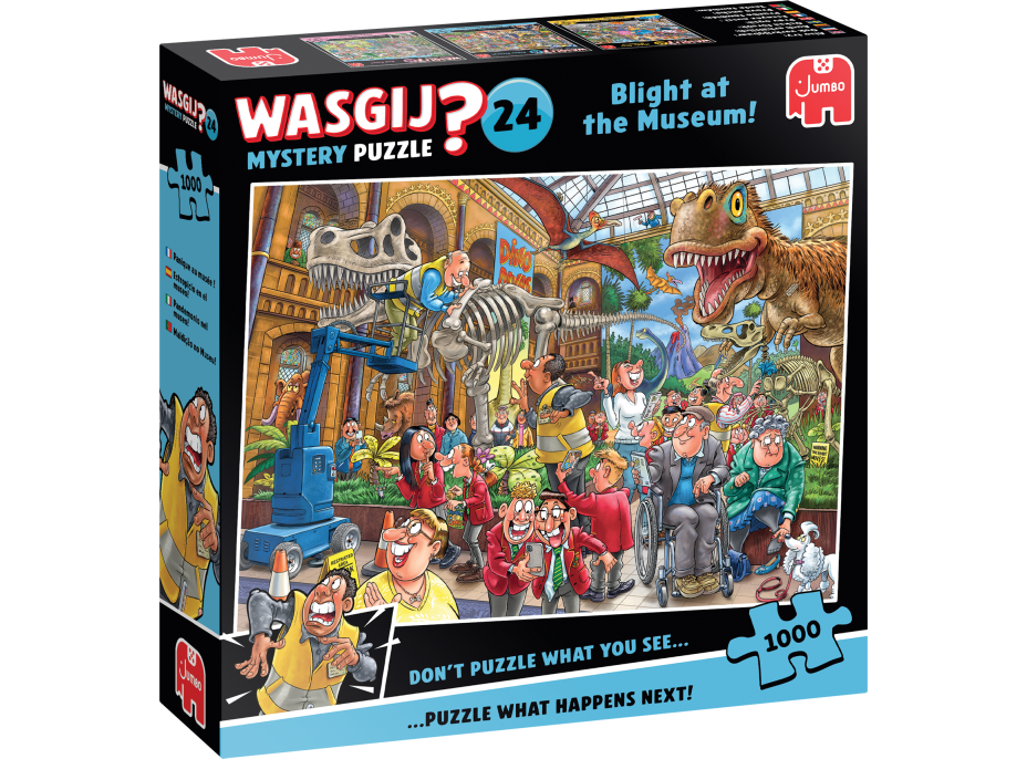 JUMBO Puzzle WASGIJ Mystery 24: Pleseň v múzeu 1000 dielikov