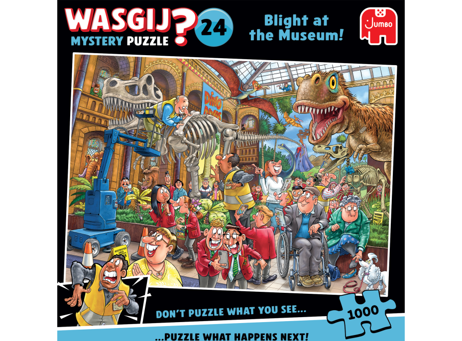 JUMBO Puzzle WASGIJ Mystery 24: Pleseň v múzeu 1000 dielikov
