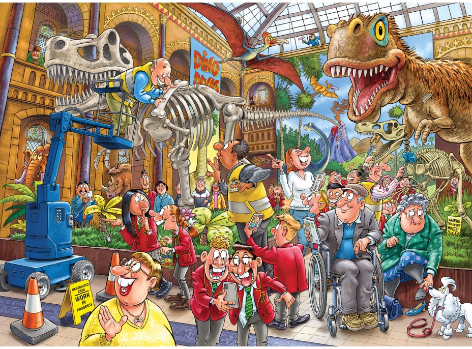 JUMBO Puzzle WASGIJ Mystery 24: Pleseň v múzeu 1000 dielikov