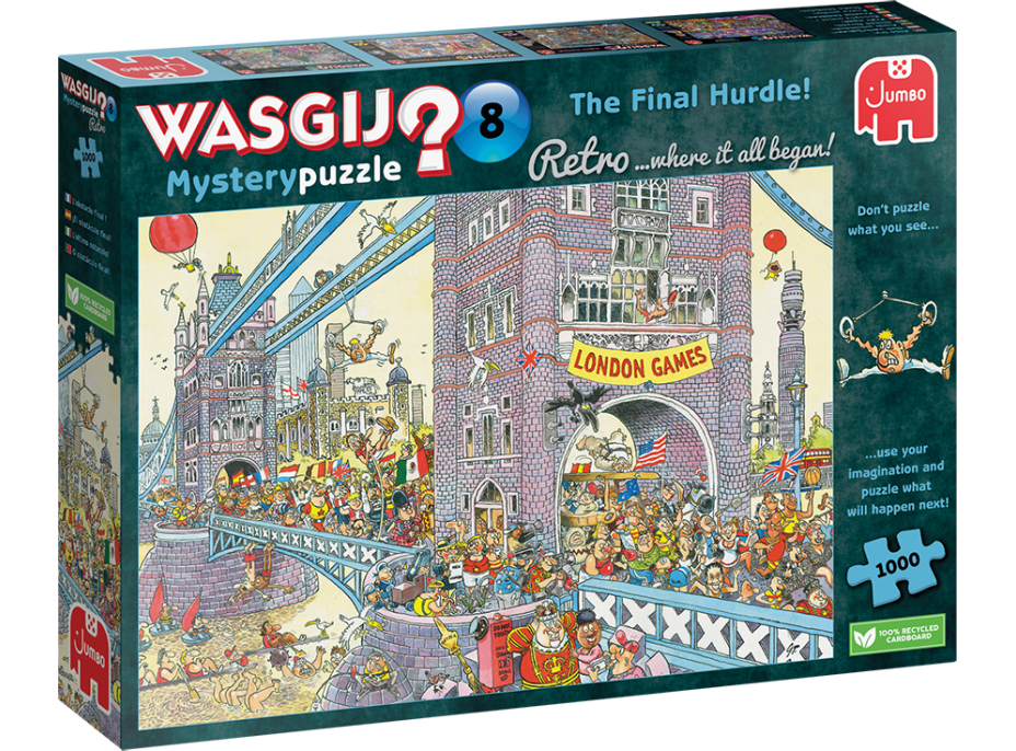 JUMBO Puzzle WASGIJ Mystery 8: Posledná prekážka 1000 dielikov