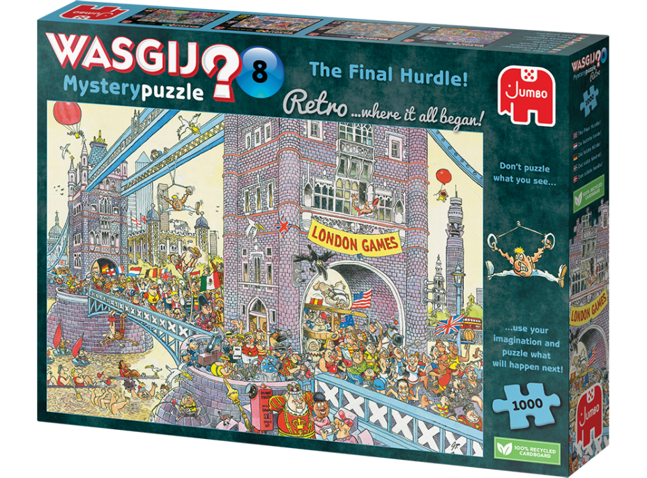 JUMBO Puzzle WASGIJ Mystery 8: Posledná prekážka 1000 dielikov