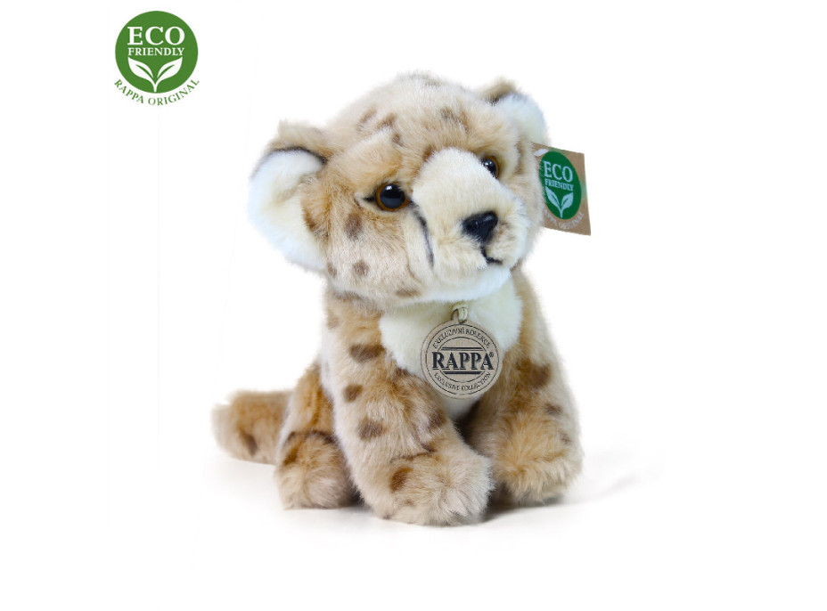 Rappa Plyšový gepard sediaci 18 cm ECO-FRIENDLY