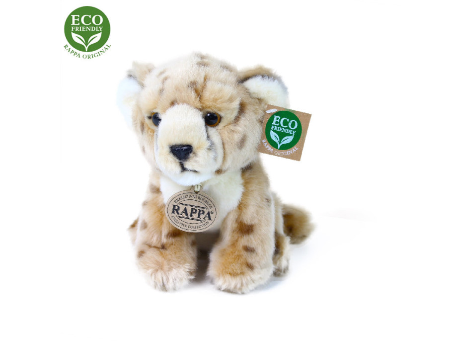 Rappa Plyšový gepard sediaci 18 cm ECO-FRIENDLY