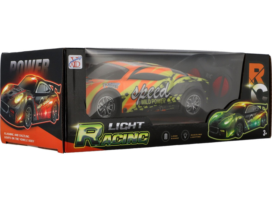 TEDDIES Pretekárske auto RC so svetlom 1ks (mix)