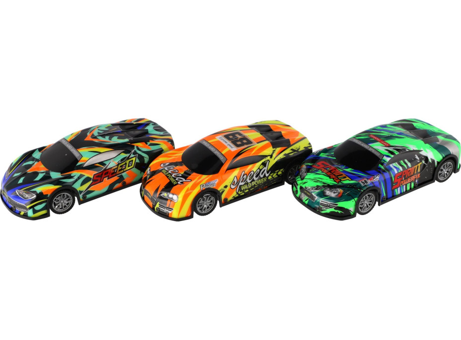 TEDDIES Pretekárske auto RC so svetlom 1ks (mix)