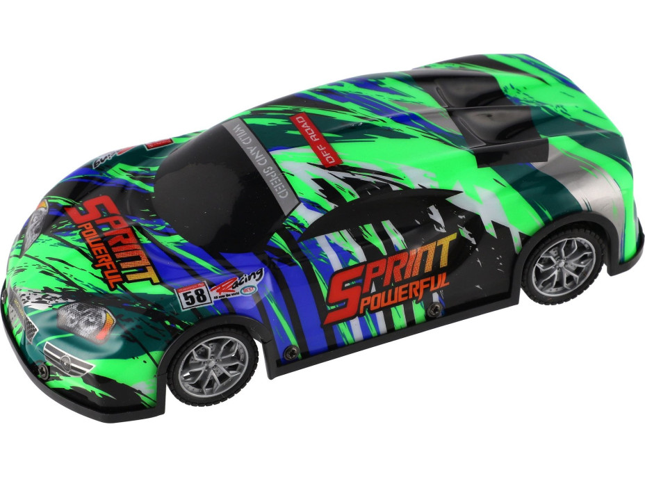 TEDDIES Pretekárske auto RC so svetlom 1ks (mix)