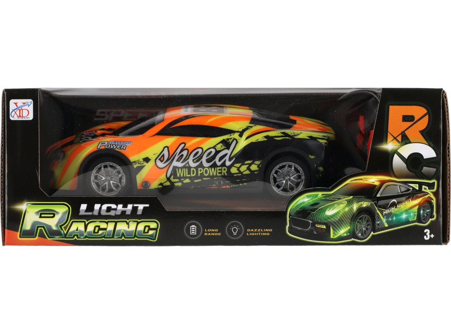 TEDDIES Pretekárske auto RC so svetlom 1ks (mix)