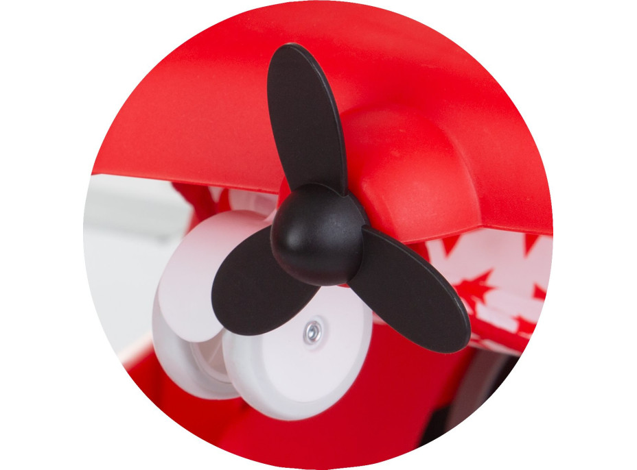 CHIPOLINO Chodítko interaktívne Airplane 3v1 Red