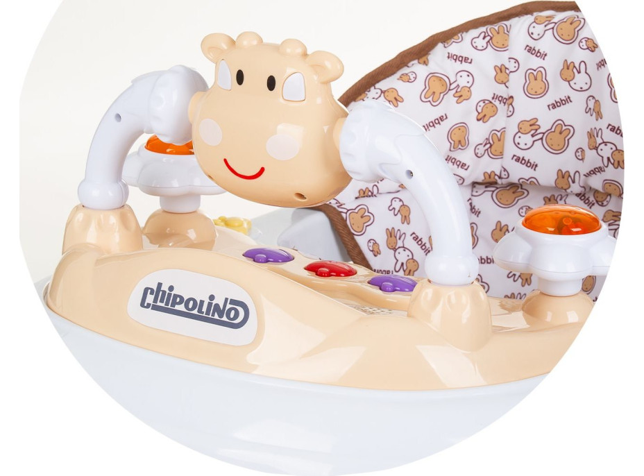 CHIPOLINO Chodítko interaktívne Little Cow Mocca