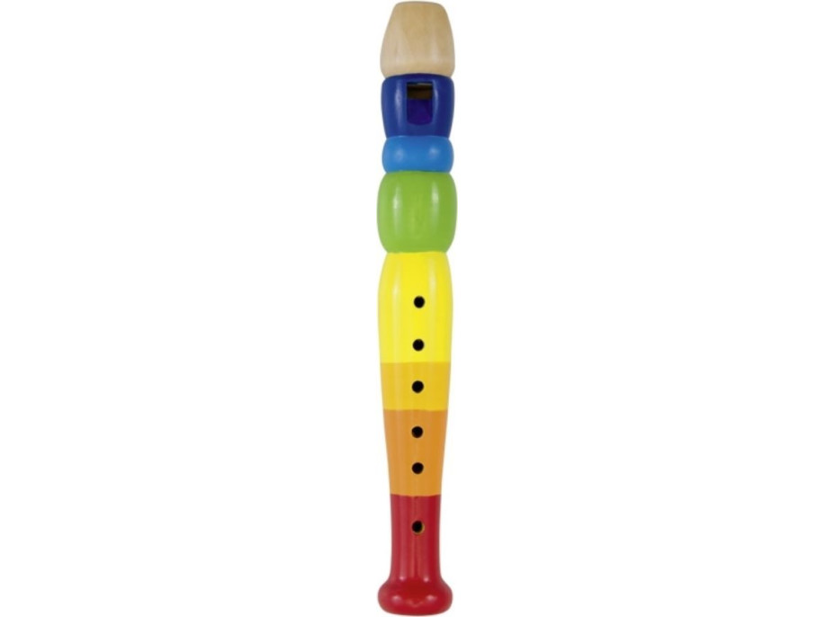 GOKI Detská drevená flauta 20 cm