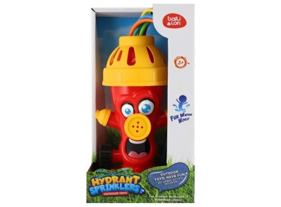 Hydrant vodný rozprašovač na záhradu plast 10x23 cm