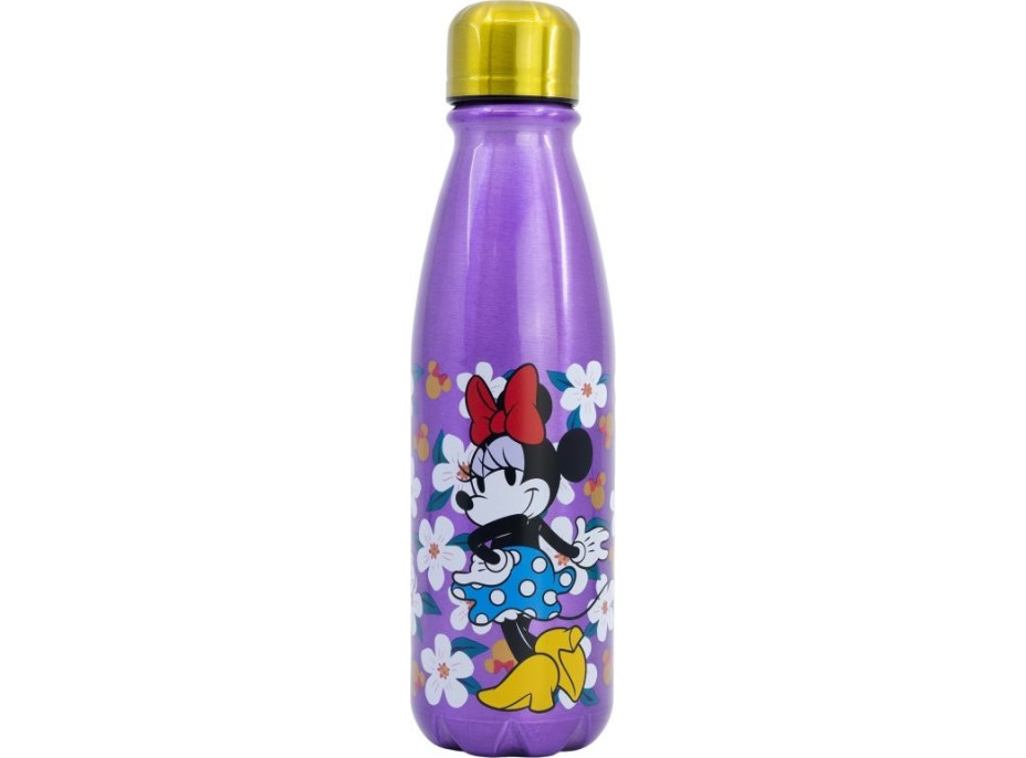 STOR Fľaša na pitie hliníková Minnie 600 ml