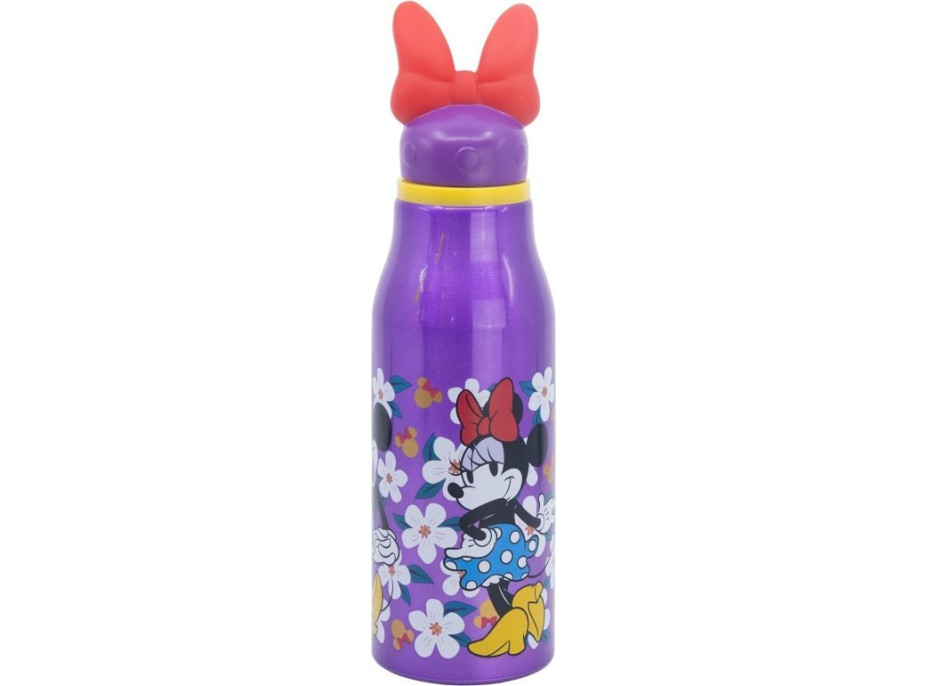STOR Fľaša na pitie hliníková Minnie 690 ml