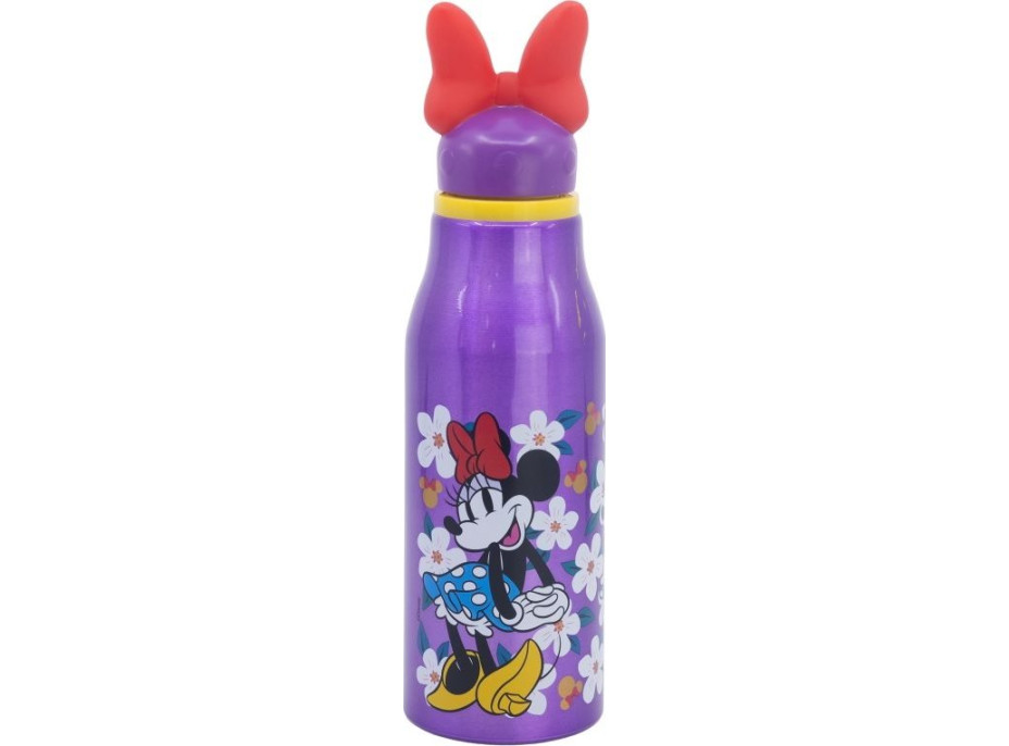 STOR Fľaša na pitie hliníková Minnie 690 ml