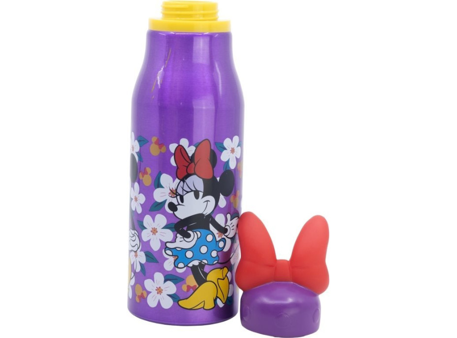 STOR Fľaša na pitie hliníková Minnie 690 ml