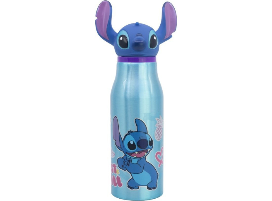 STOR Fľaša na pitie hliníková Stitch 690 ml