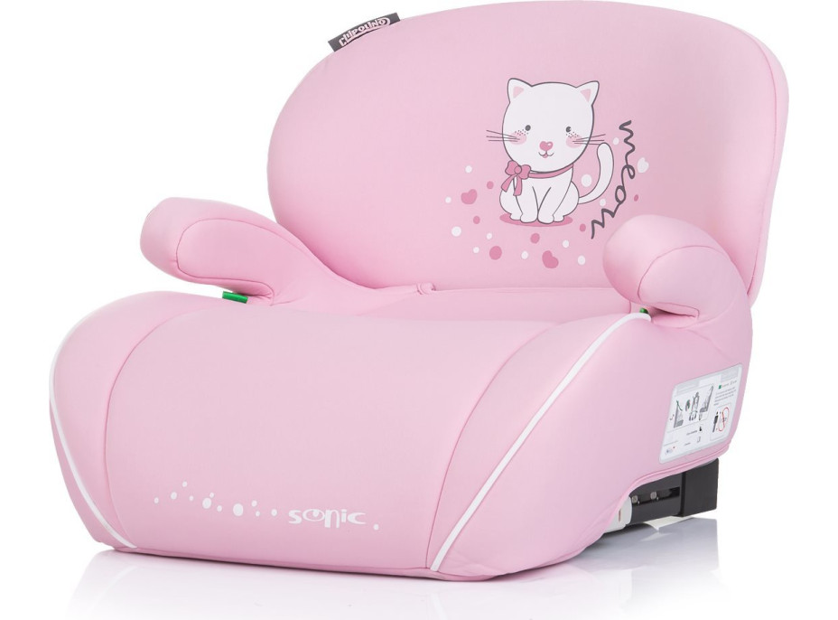 CHIPOLINO Podsedák Sonic i-Size 125-150cm Isofix, Kitten