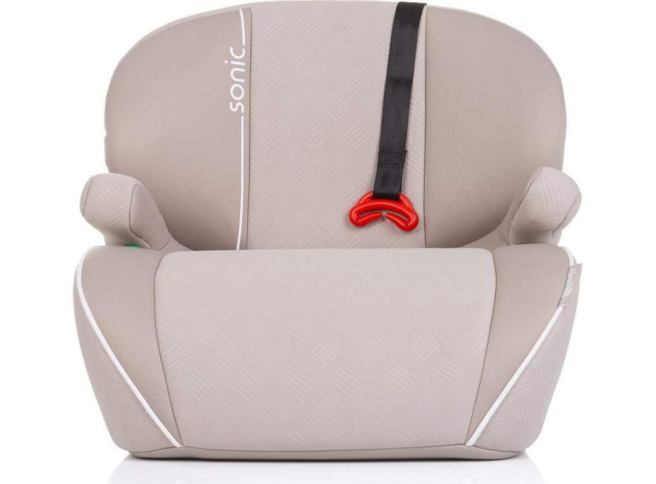 CHIPOLINO Podsedák Sonic i-Size 125-150cm Isofix, Tiramisu