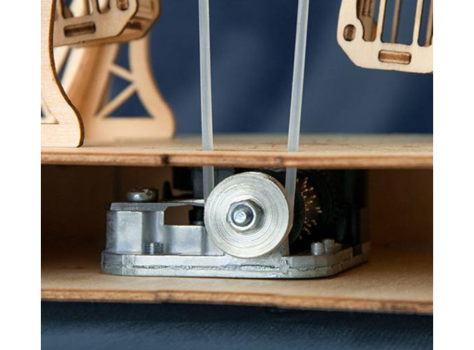 ROBOTIME Rolife 3D drevené puzzle Ruský bicykel (hracia skrinka) 278 dielikov