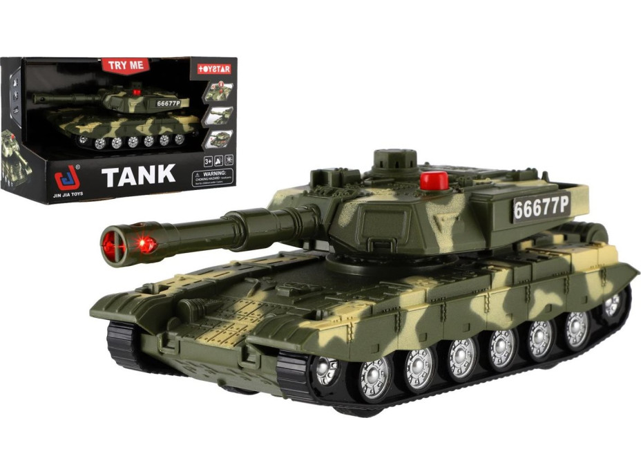 TEDDIES Tank 20 cm na spätné natiahnutie