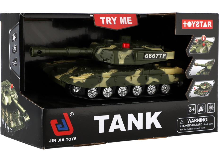 TEDDIES Tank 20 cm na spätné natiahnutie