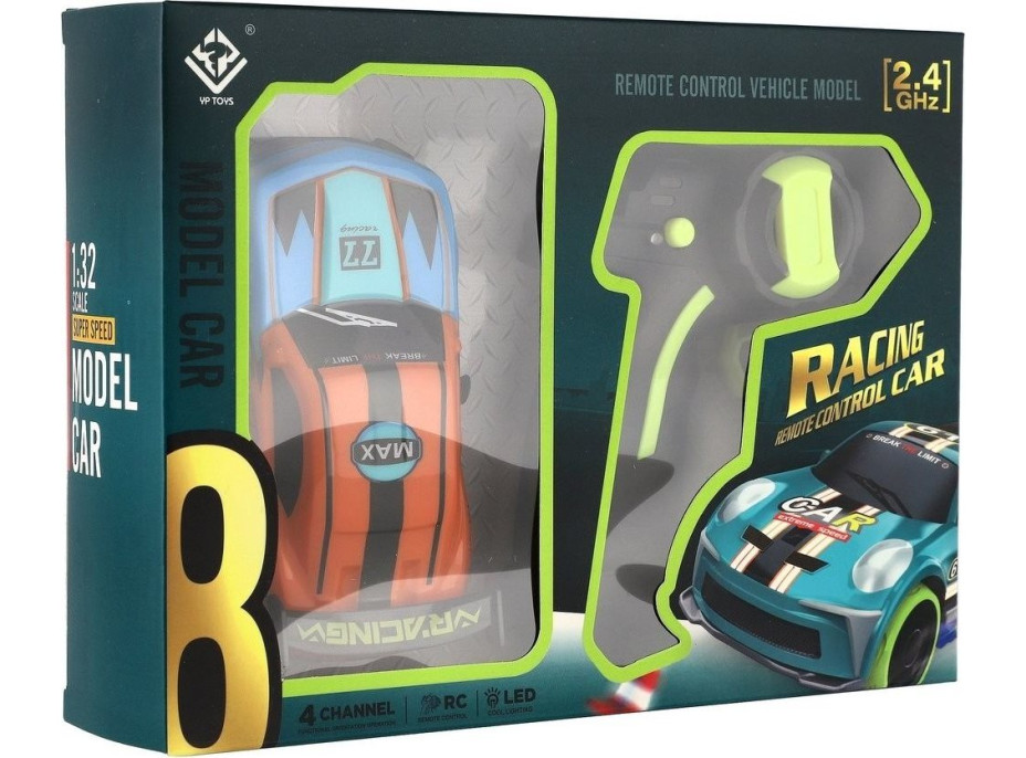 TEDDIES Závodné auto RC 1:32 oranžové