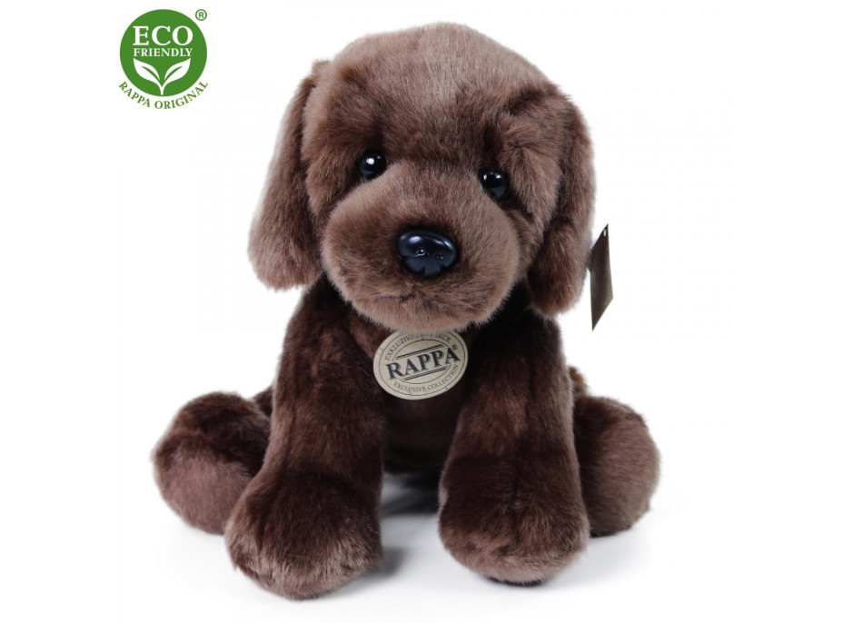 Rappa Plyšový pes labrador sediaci 26 cm ECO-FRIENDLY