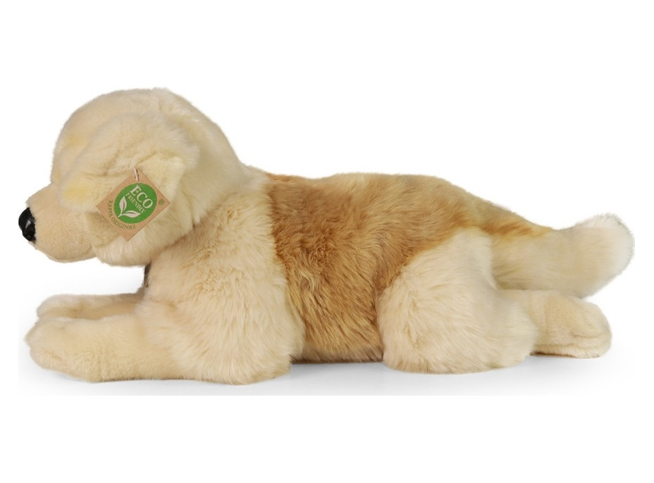 Rappa Plyšový pes zlatý retriever ležiaci 39 cm ECO-FRIENDLY