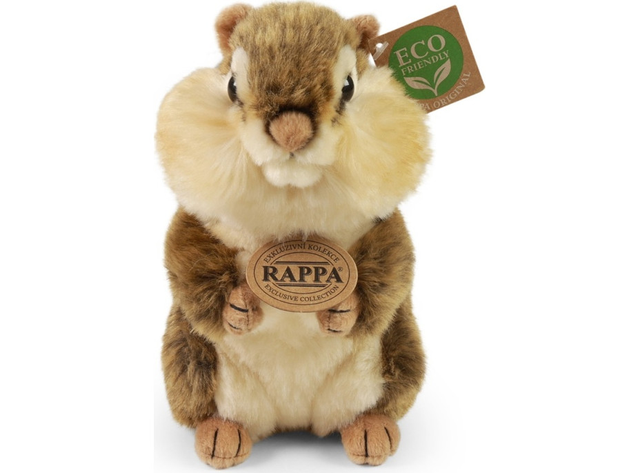 Rappa Plyšový čipmank stojaci 20 cm ECO-FRIENDLY