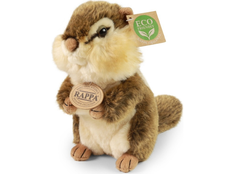 Rappa Plyšový čipmank stojaci 20 cm ECO-FRIENDLY
