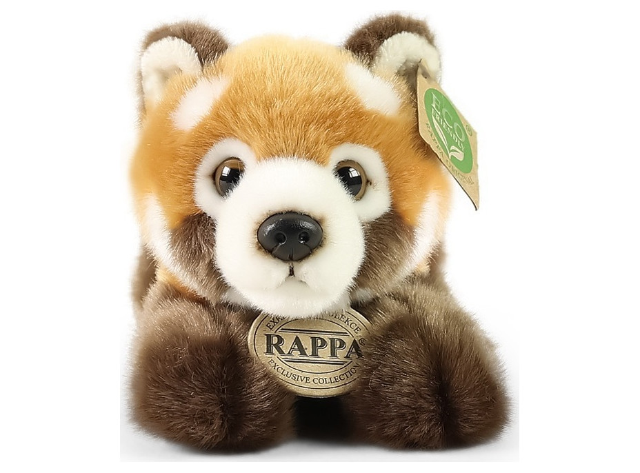 Rappa Plyšová panda červená ležiaca 20 cm ECO-FRIENDLY