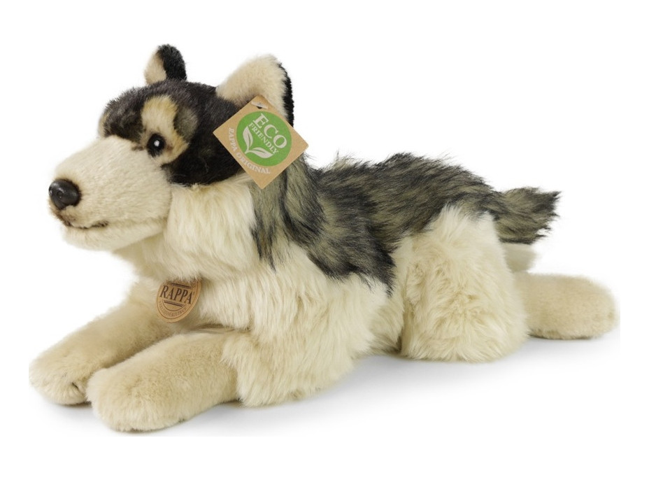 Rappa Plyšový vlk ležiaci 35 cm ECO-FRIENDLY