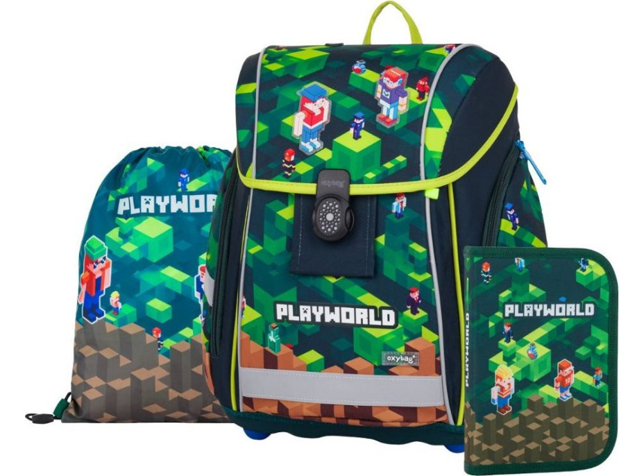 OXYBAG Školský set 3ks Premium Playworld