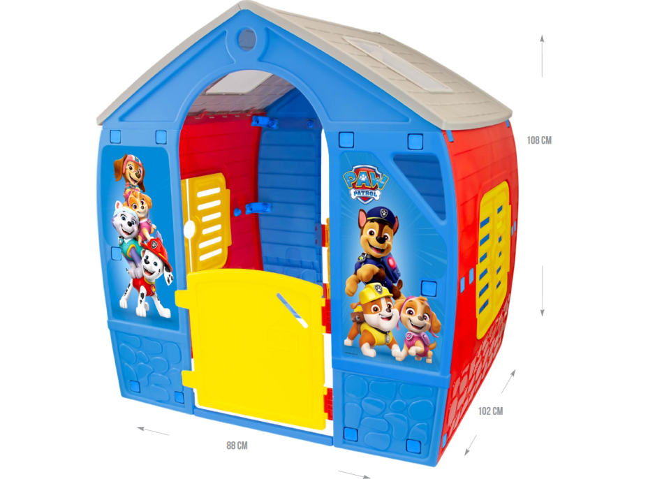 MOCHTOYS Detský záhradný domček Tlapková patrola