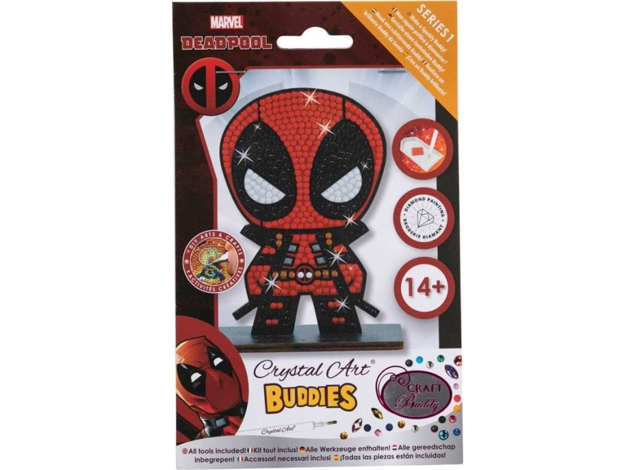 CRYSTAL ART Diamantové maľovanie Avengers: Deadpool