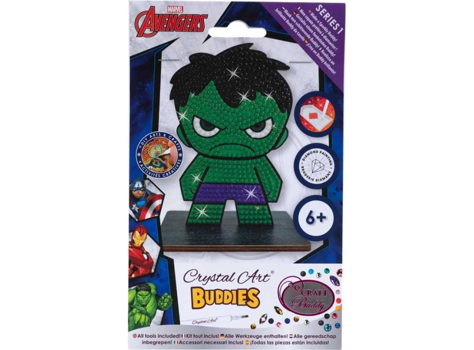 CRYSTAL ART Diamantové maľovanie Avengers: Hulk