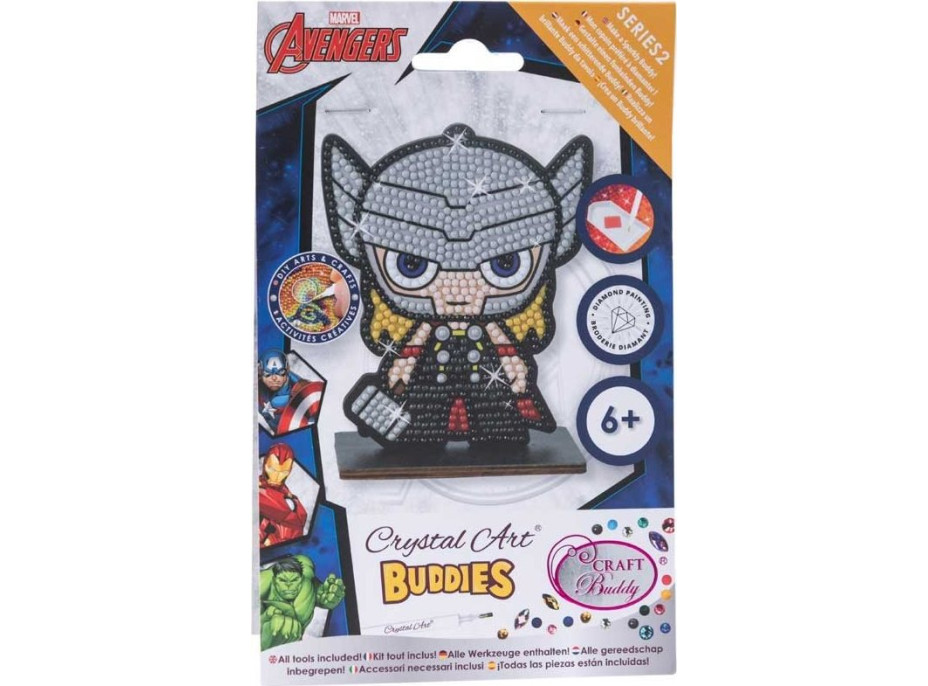 CRYSTAL ART Diamantové maľovanie Avengers: Thor