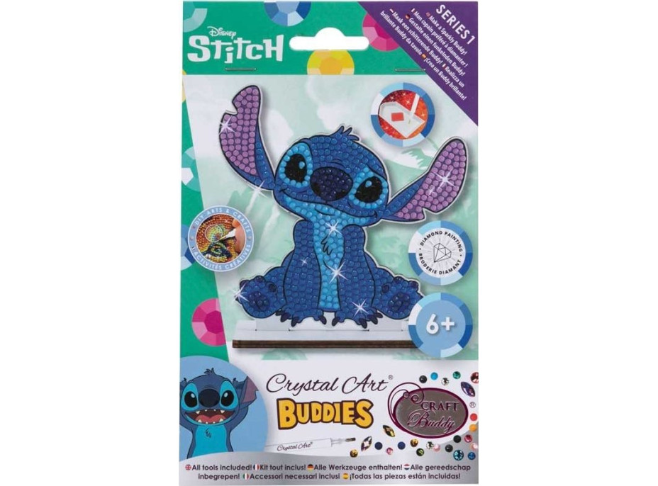CRYSTAL ART Diamantové maľovanie Disney: Stitch