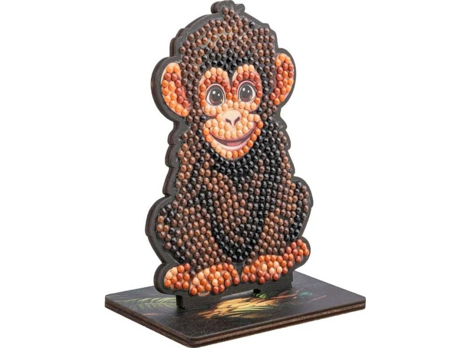 CRYSTAL ART Diamantové maľovanie Jungle: Šimpanz