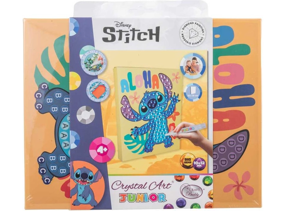 CRYSTAL ART Diamantové maľovanie Junior Disney: Stitch