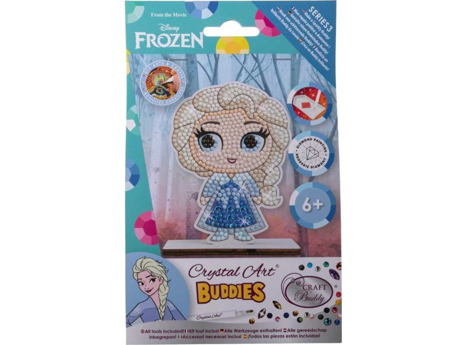 CRYSTAL ART Diamantové maľovanie Ľadové kráľovstvo: Elsa