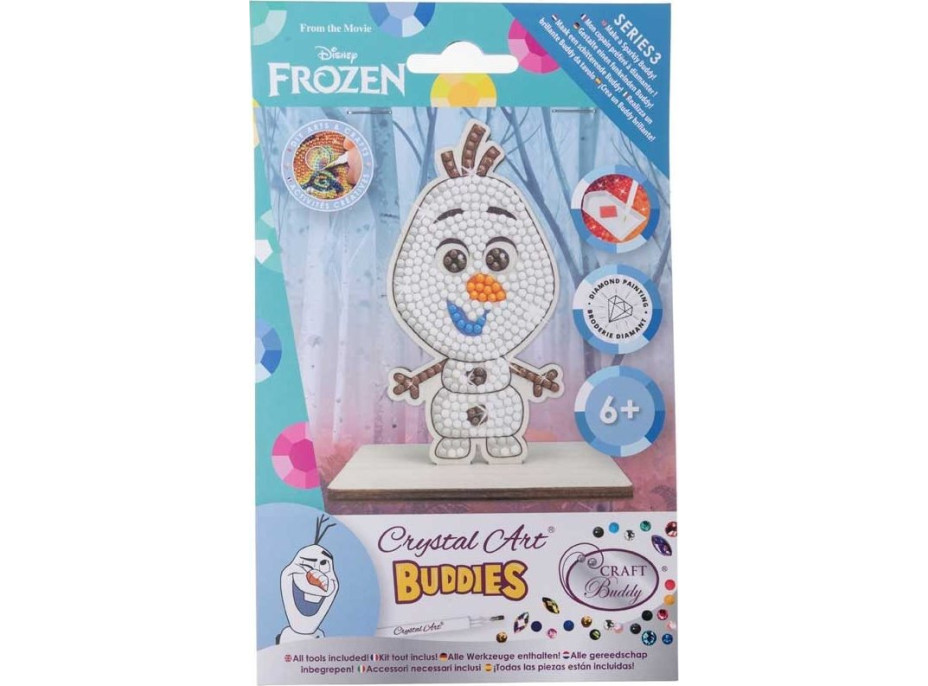 CRYSTAL ART Diamantové maľovanie Ľadové kráľovstvo: Olaf