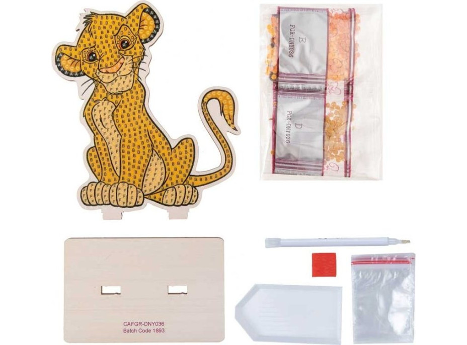 CRYSTAL ART Diamantové maľovanie Leví kráľ: Simba