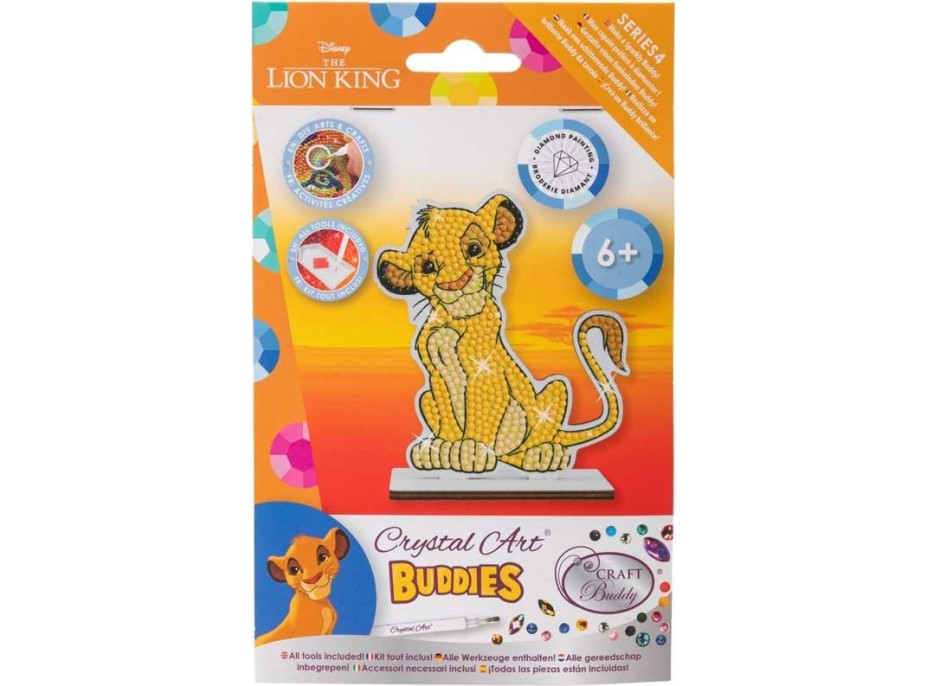 CRYSTAL ART Diamantové maľovanie Leví kráľ: Simba