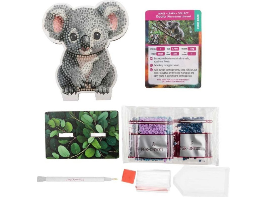 CRYSTAL ART Diamantové maľovanie Na zemi: Koala