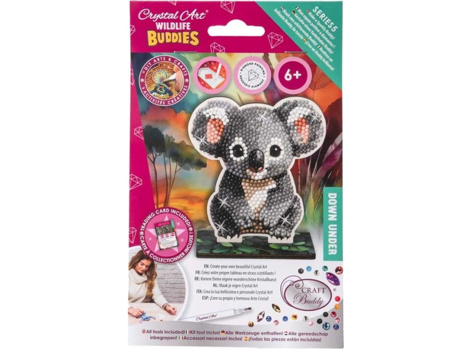 CRYSTAL ART Diamantové maľovanie Na zemi: Koala