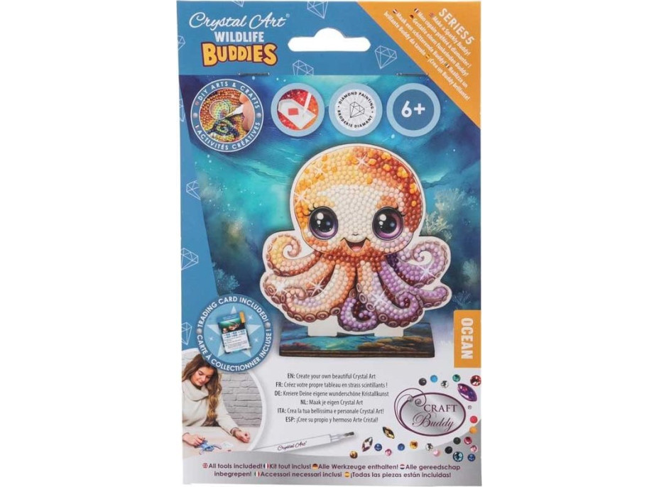 CRYSTAL ART Diamantové maľovanie Oceán: Chobotnice