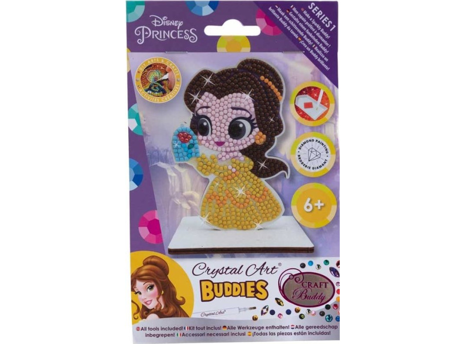 CRYSTAL ART Diamantové maľovanie Princezné: Bella
