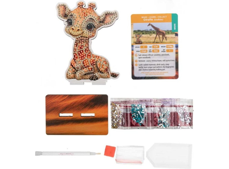 CRYSTAL ART Diamantové maľovanie Safari: Žirafa