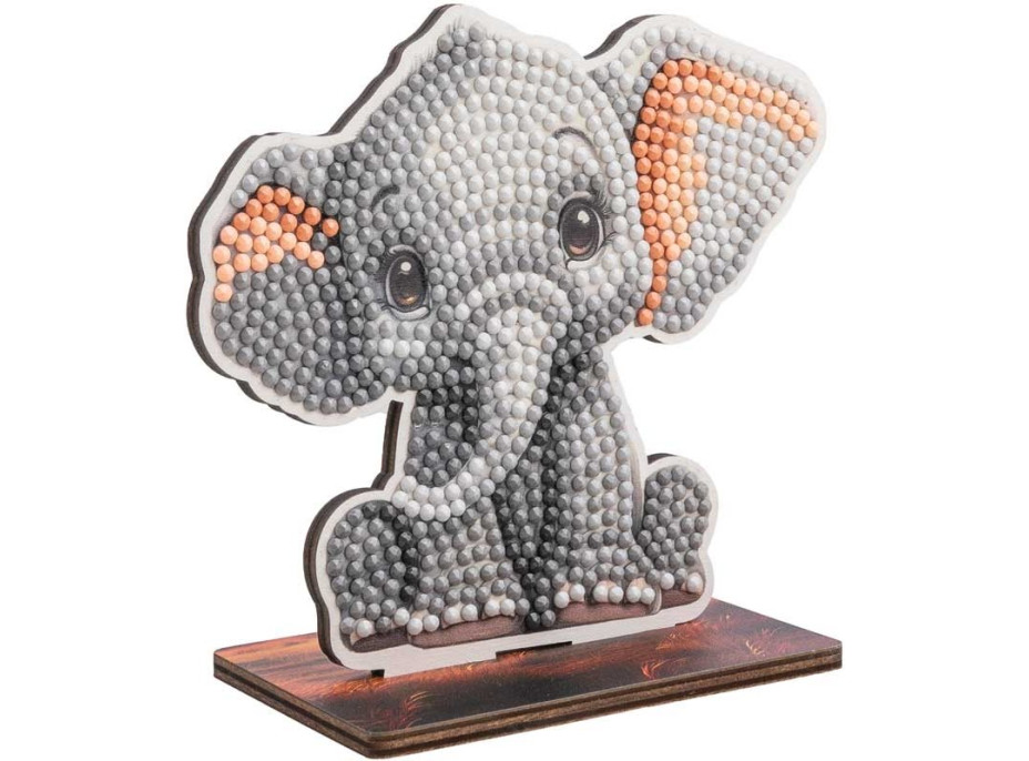 CRYSTAL ART Diamantové maľovanie Safari: Slon